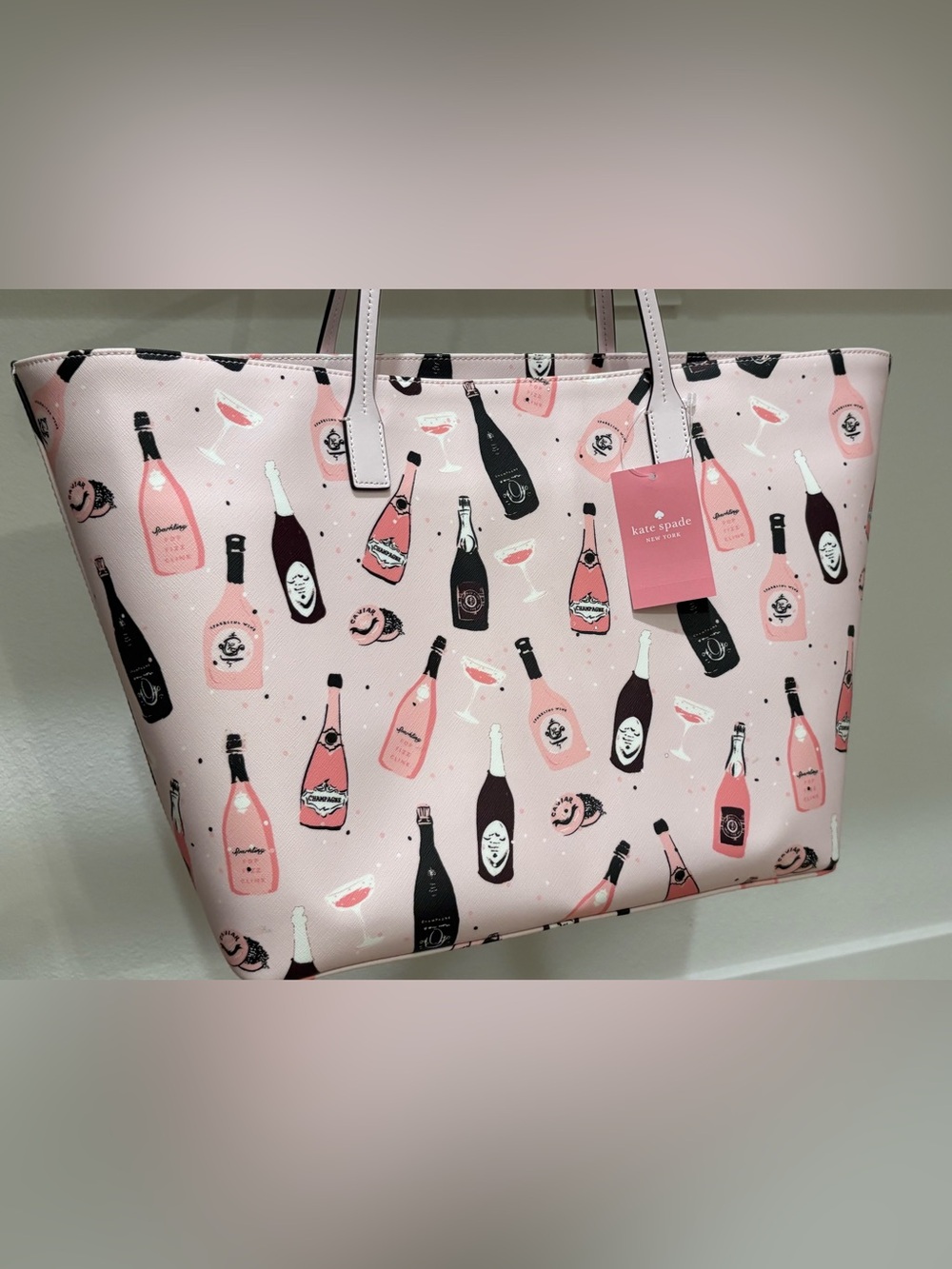 Kate Spade Shore Street Margareta Champagne Tote (WKR00218/K4887)